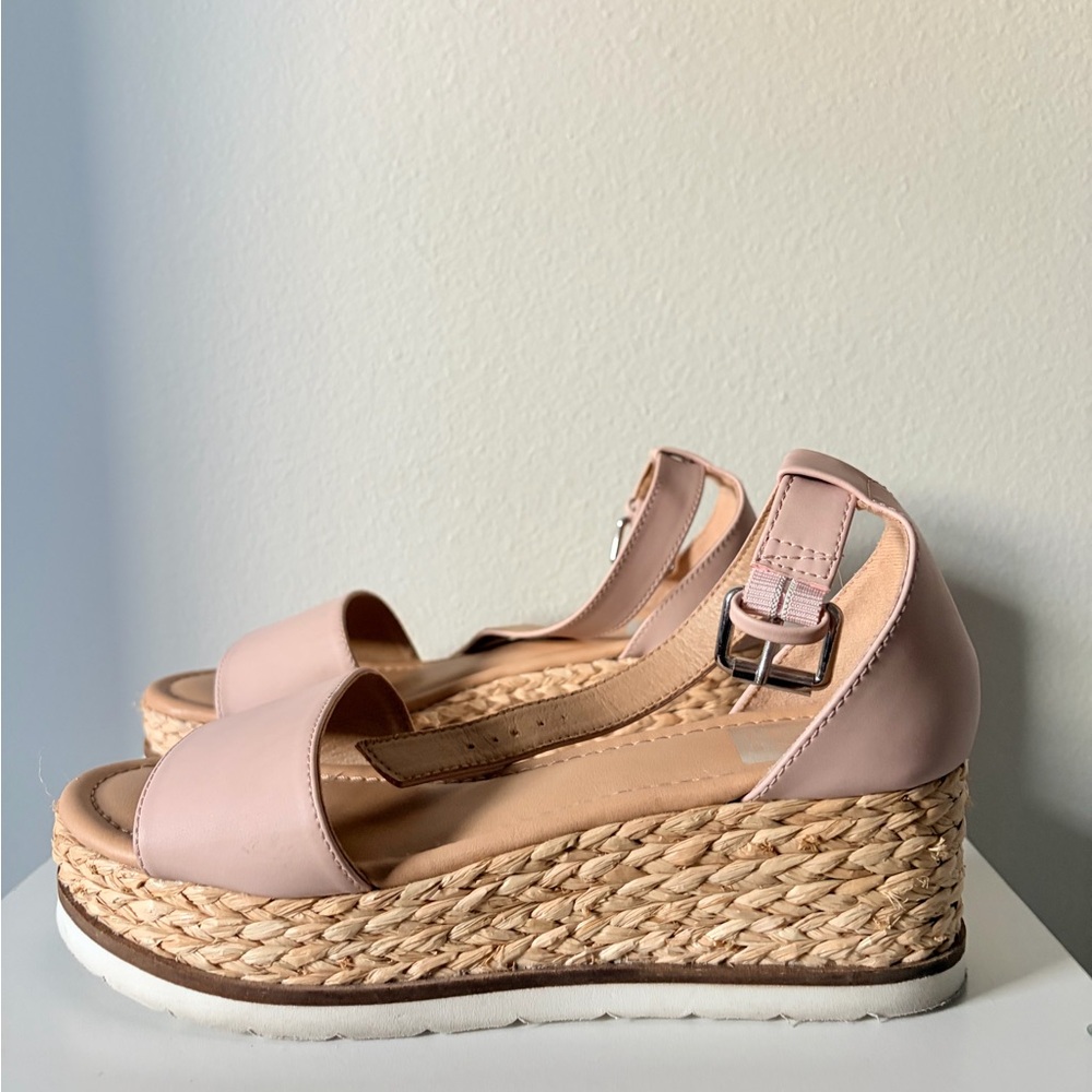 Dolce Vita Blush Pink Wedge Sandals